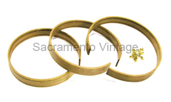 [03490-3] BAND LININGS- Wooden 1909-25 with rivets