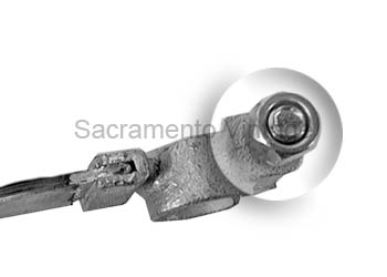 [00795-3] BATTERY CABLE TO POST BOLT & NUT 1928-31