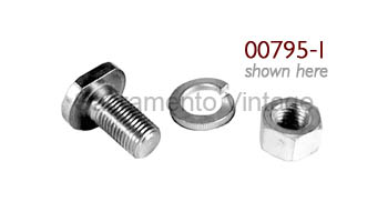 [00795-2] BATTERY GROUND STRAP TO FRAME HEX HEAD BOLT 1928-31