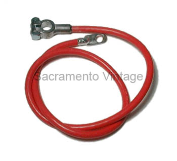 [07234-2] BATTERY TO SOLENOID CABLE 1956
