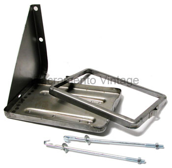 [07221] BATTERY TRAY and HOLD DOWN 12 VOLT 1953-55