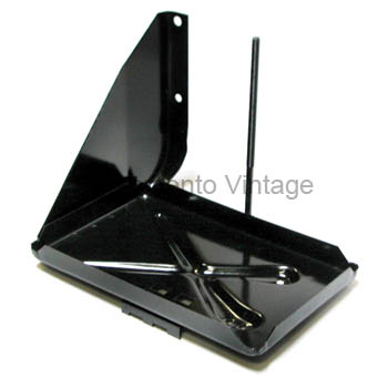 [07220] BATTERY TRAY FOR 6 Volt BATTERY 1954-55