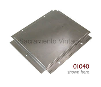 [01040-1] CENTER PAN FOR PICKUP BED- 1928-31 STAINLESS STEEL