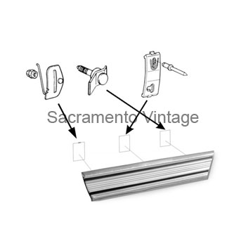 [201164] BED ROCKER MOLDING RH/REAR 1973-79