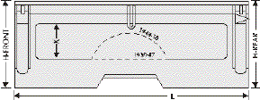 [08420-37] BED SIDE PANEL- w/ trim/smooth (R) 48-50
