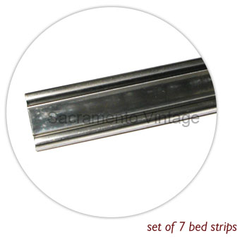 [08430-1] BED STRIP SET- STAINLESS 95IN