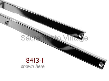 [08413-3] BED WOOD REAR CAP- black 1950-72