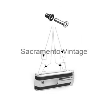 [201122] BEDSIDE CORNER MOLDING RH 1970-72 WOOD GRAIN 3 5/8in
