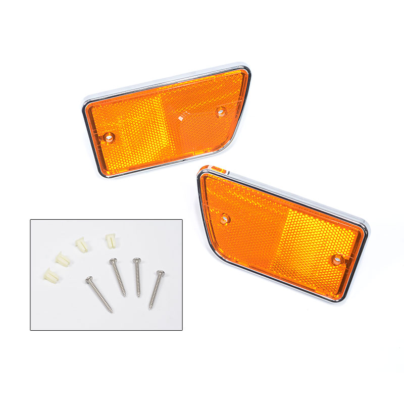 [20-0900-1] BEDSIDE REFLECTOR- 1968-69 RIGHT RED BRONCO-ECONOLINE