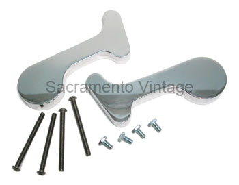 [07965-3] BILLET CUSTOM TAIL LAMP BRACKET SET 1953-72 POLISHED