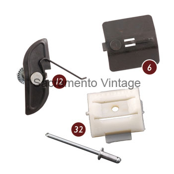 [201201] BODY MOLDING CLIP SET 1968-72