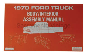 [09343-36] BODY/INTERIOR ASSEMBLY MANUAL 1970