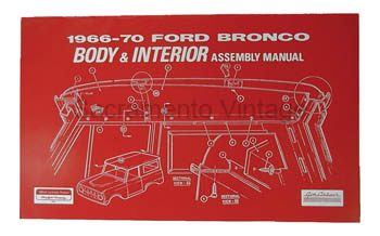 [09343-32] BODY/INTERIOR ASSEMBLY MANUAL BRONCO 1966-70