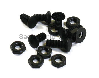 [00784-1] HORN FLANGE CARRIAGE BOLT & NUT SET AMES & GMI HORNS 1928-31