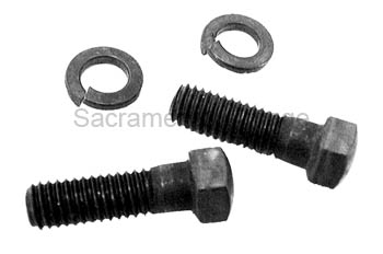 [00464-1] SIDE WATER INLET BOLT KIT - dome heads  BLACK OXIDE FINISH 1928-34