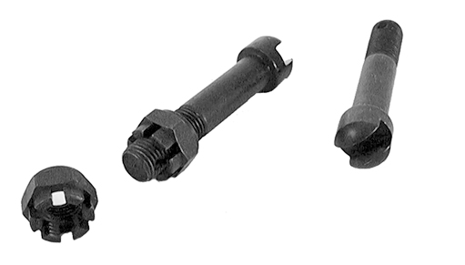 [00077-2] BOLTS ONLY FOR RADIUS ROD CAP 1928-31 SET OF 2 SLOTTED HEAD