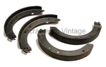 [05201-1] BONDED BRAKE SHOES- (exchange) 1937-38