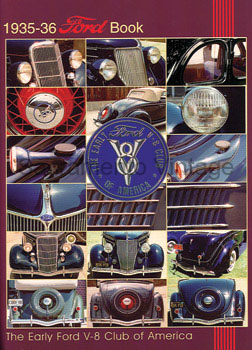 [09231] BOOK- 1935-36 FORD BOOK V8 Club of Amer.