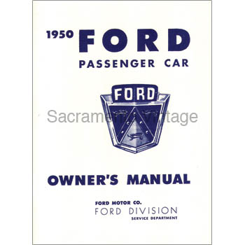 [09600-2] BOOK- 1950 OPERATORS MANUAL