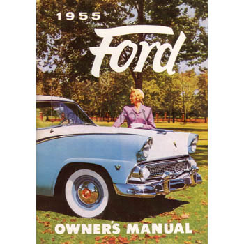 [09600-7] BOOK- 1955 OWNERS MANUAL CAR
