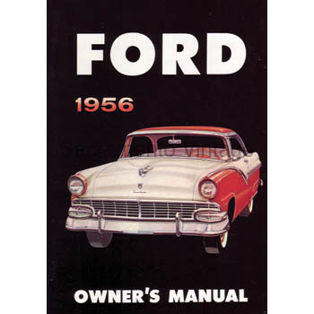 [09600-8] BOOK- 1956 OWNERS MANUAL CAR