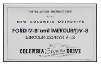 [09294] BOOK- COLUMBIA AXLE INSTALL 1942-48