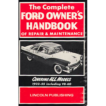 [09210] BOOK- FORD OWNER'S MANUAL 1932-55