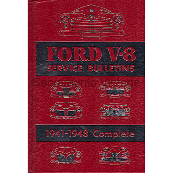 [09236] BOOK- FORD SERVICE BULLETIN 1941-48 HARD COVER