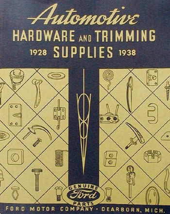 [09128] BOOK- HARDWARE & TRIM CAT. 1928-38