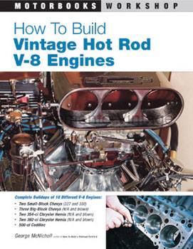 [09308-2] BOOK- HOW TO BUILD VINTAGE HOT ROD V-8 ENGINES / MOTORBOOKS WORKSHOP SERIES