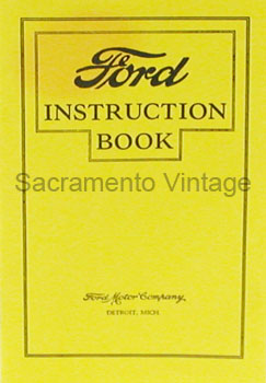[09008] BOOK- INSTRUCTION MODEL T 1926-27