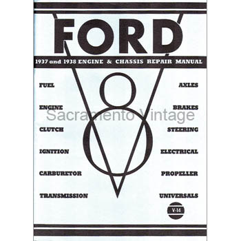 [09223] BOOK- MECHANICS REPAIR MANUAL 1937-38