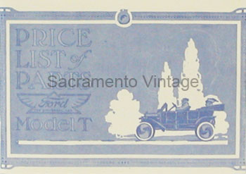 [09014] BOOK- MODEL T PARTS LIST 1909-15
