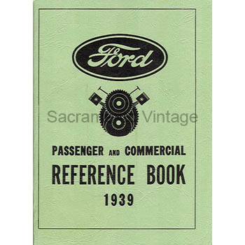 [09230] BOOK-1939 PASSENGER & COMMERCIAL REFERENCE BOOK 60/85 HP
