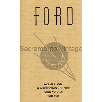 [09217] BOOK- RESTORER'S GUIDE 1935