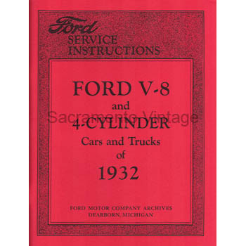 [09201] BOOK- SERVICE INSTRUCTION 1932