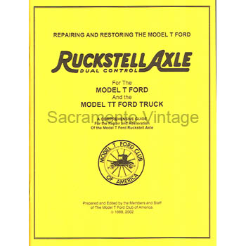 [09033] BOOK- THE MODEL T FORD RUCKSTELL AXLE MTFCA
