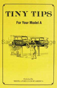[09105] BOOK- TINY TIPS FOR YOUR MODEL A