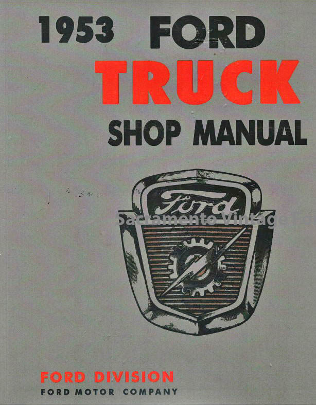 [09312] BOOK- TRUCK SHOP MANUAL 1953