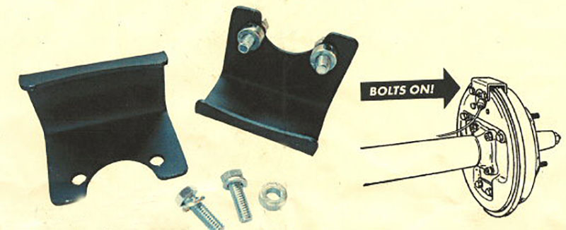 [05199-6] REAR BRAKE DRUM RETAINERS- (set of 2) 1939-48