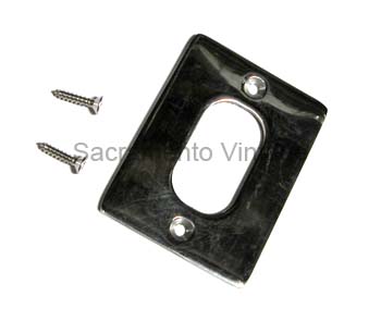 [00174-2] BRAKE LEVER BOOT TRIM- stainless 1928-36