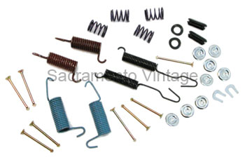 [07042-1] BRAKE SHOE HARDWARE KIT 1964-67 SERVICES 2 WHEELS 4 SHOES