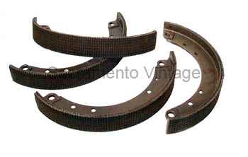 [00136] BRAKE SHOE NEW WITH SOFT M-O-L-D-E-D RIVETED LINING 1928-31  EACH  NEED 2 PER WHEEL