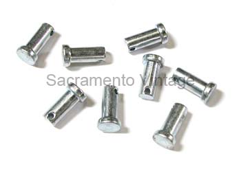 [00138-8] BRAKE SHOE ROLLER PINS (8) 1928-31 HAS CORRECT HEAD DESIGN
