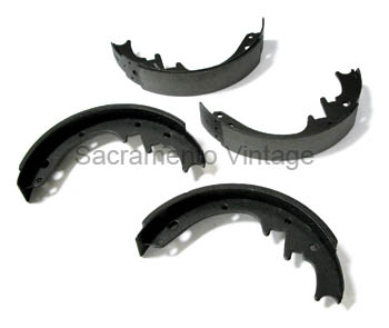 [497040] BRAKE SHOE SET (4) REAR 1949-53 PASSENGER CAR NEW NO EXCHANGE