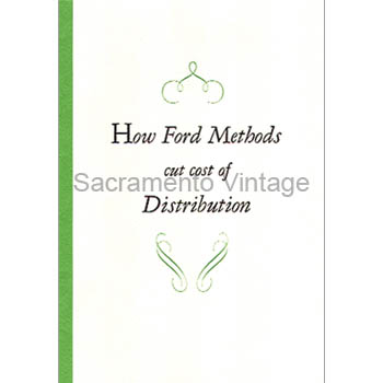 [09167] BROCHURE - FORD MANUFACTURING METHODS