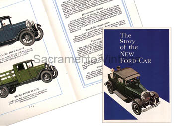 [09163] BROCHURE - THE STORY OF THE NEW FORD CAR