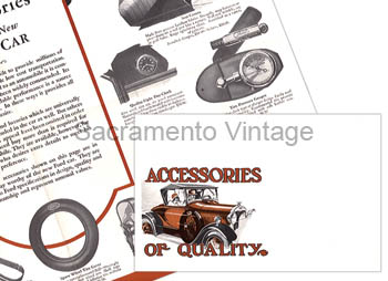 [09168] BROCHURE -MODEL A ACCESSORIES OF QUALITY