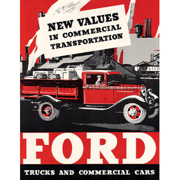 [09270-1] BROCHURE- COMMERCIAL CARS/TRUCKS 1933