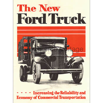 [09266] BROCHURE- COMPLETE FORD TRUCK LINE 1932